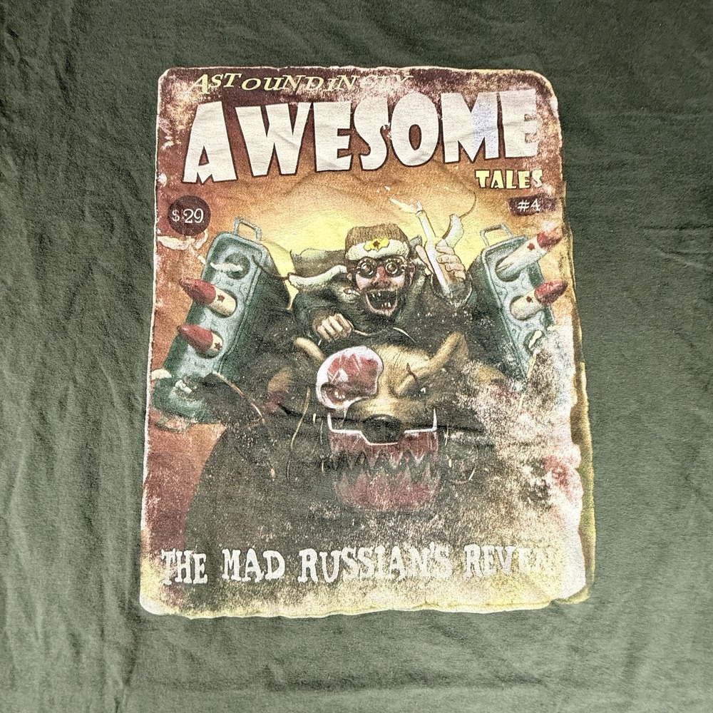 FALLOUT 4 Loot Crate EXCLUSIVE SHIRT L Large Awesome Tales Mad Russian's Revenge